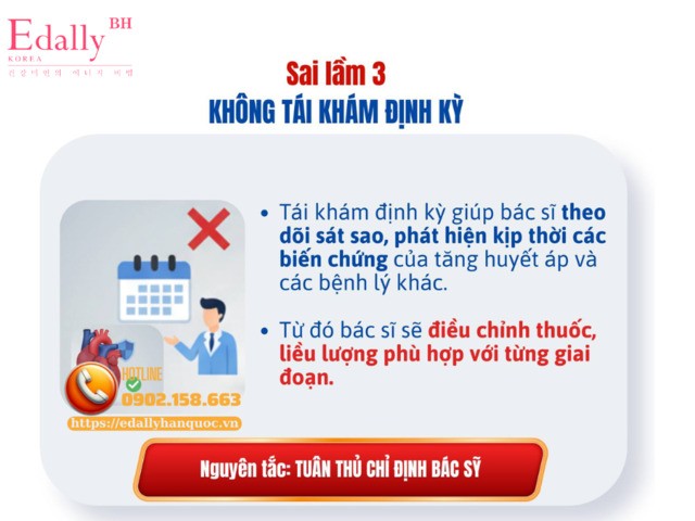 Suy nghĩ sai lầm thứ 3 khi điều trị tăng huyết áp