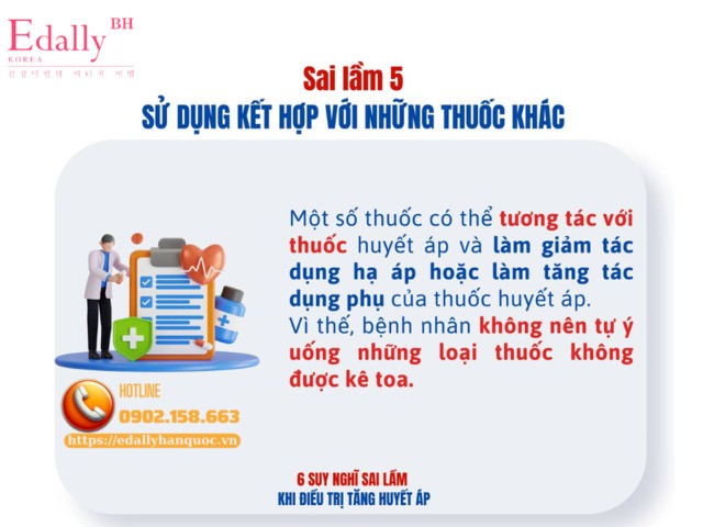 Suy nghĩ sai lầm thứ 5 khi điều trị tăng huyết áp