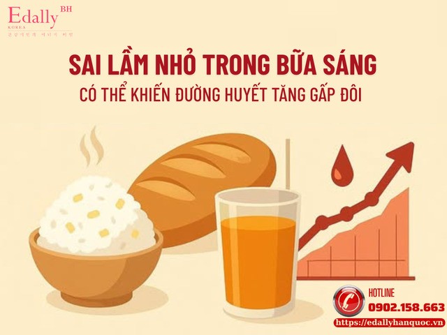 Sai lầm nhỏ trong bữa sáng có thể khiến đường huyết tăng gấp đôi