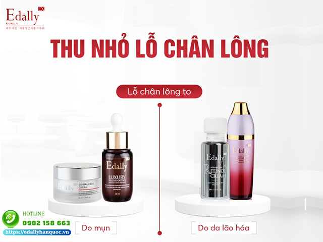 Các sản phẩm giúp thu nhỏ lỗ chân lông