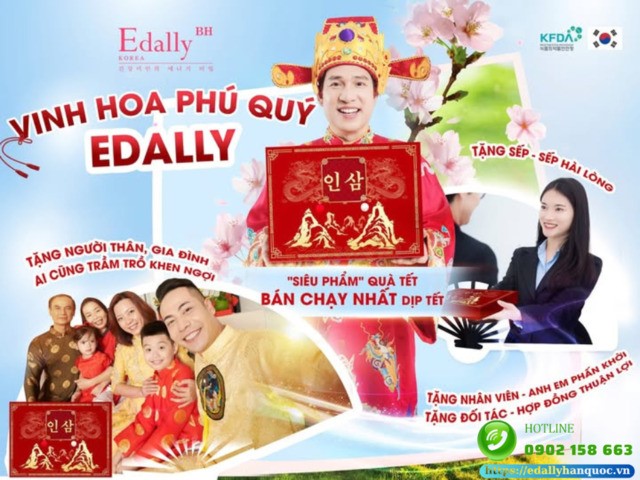 Set quà tặng Tết vinh hoa phú quý Edally - Giải pháp quà tặng tết cho doanh nghiệp