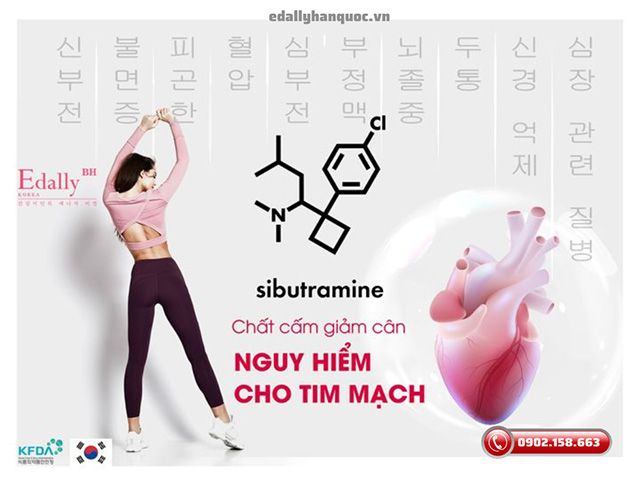 Sibutramine - Chất cấm giảm cân nguy hiểm cho tim mạch