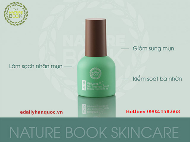 Skincare với Tinh chất dưỡng da sạch mụn đông y Hàn Quốc The Nature Book