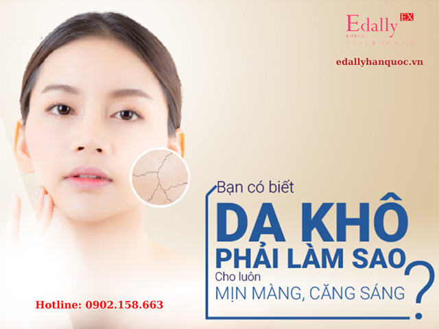 Làn da khô thô ráp, nứt nẻ thì phải làm sao?