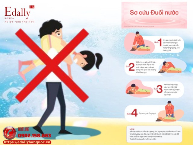 Sơ cứu người bị đuối nước làm ơn đừng dốc ngược nạn nhân