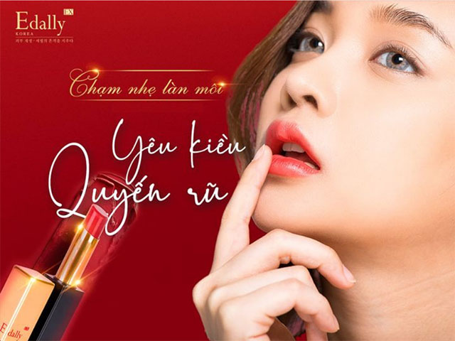 Son môi Collagen Edally EX Hàn Quốc nhập khẩu, chính hãng - Chạm nhẹ làn môi, yêu kiều quyến rũ