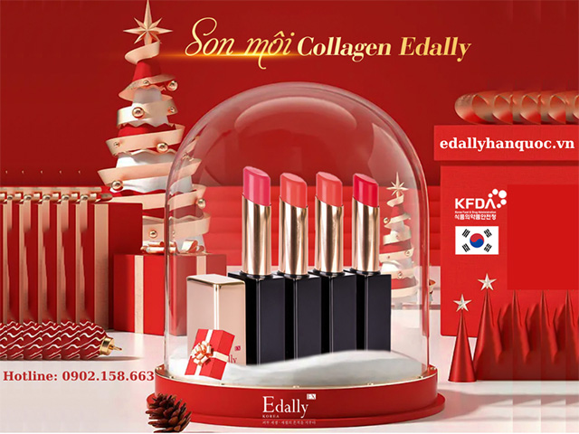 Son môi Collagen Edally EX Hàn Quốc - Quà tặng Giáng sinh cho người bạn yêu thương