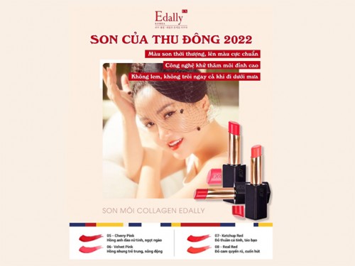 Son Môi Collagen Edally EX - Son Của Thu Đông