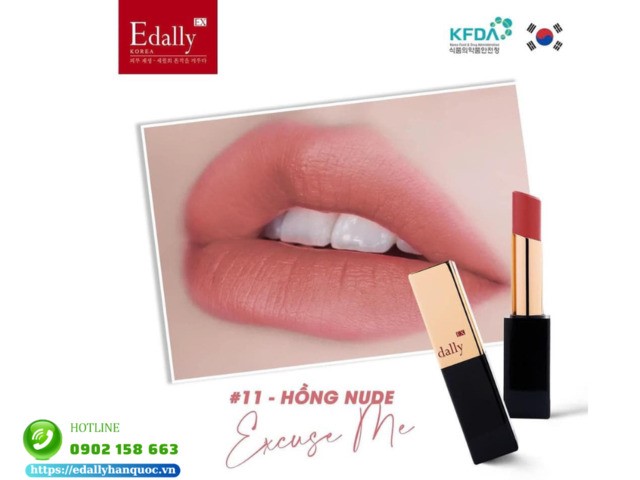 Son môi Collagen Edally EX Hàn Quốc màu 11 - Hồng nude