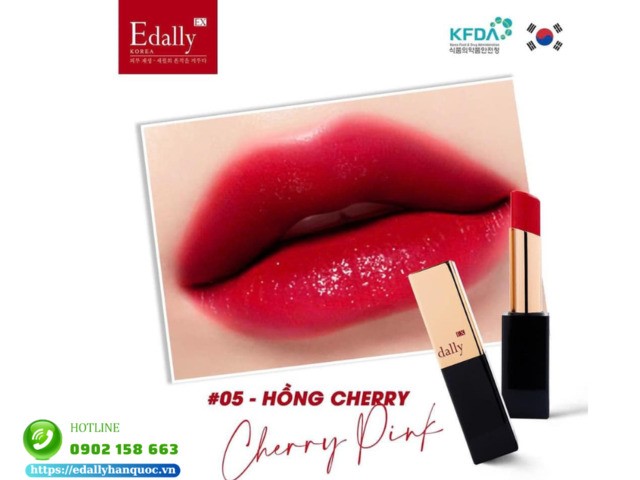 Son môi Collagen Edally EX Hàn Quốc màu 05 - Hồng cherry