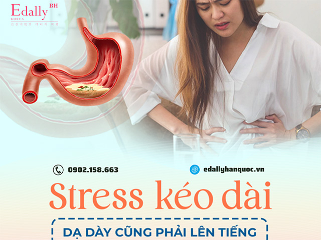 Stress kéo dài dạ dày cũng phải lên tiếng