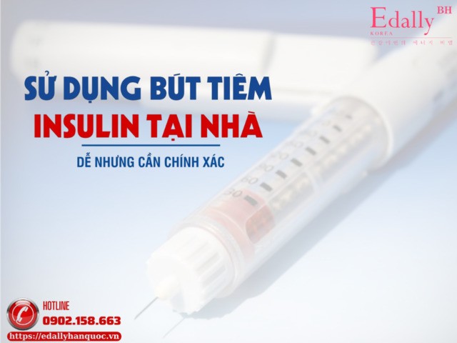 Sử dụng bút tiêm insulin tại nhà dễ nhưng cần chính xác