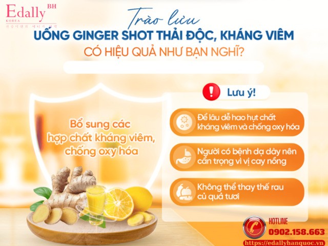 Lưu ý khi sử dụng ginger shot để đảm bảo sức khỏe