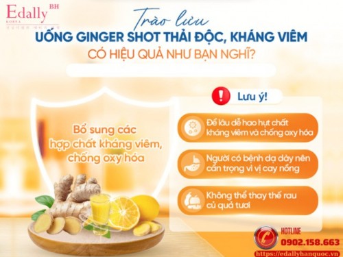 Lưu Ý Khi Sử Dụng Ginger Shot