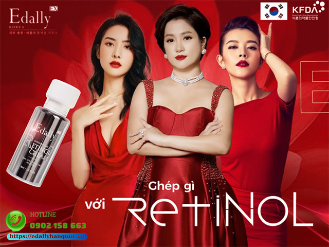 Sử dụng kết hợp Kem Retinol Edally EX với sản phẩm nào sẽ nâng cao hiệu quả cải thiện lão hóa da?