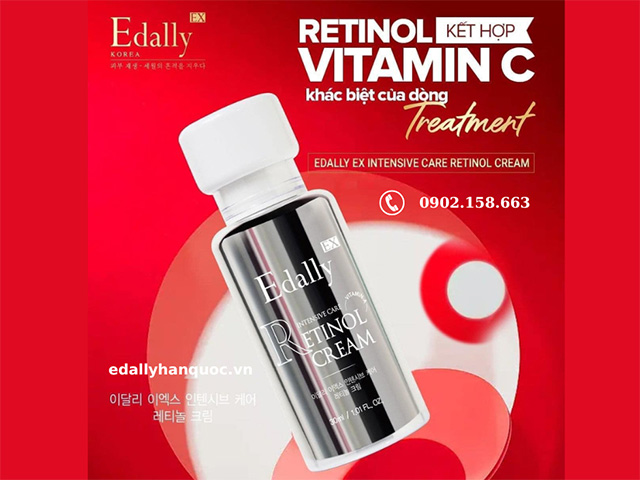 Kết hợp Retinol và Vitamin C - Sự khác biệt của dòng Treatment Edally EX