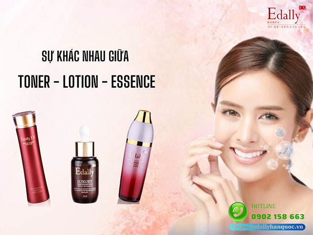 Sự khác nhau giữa toner, lotion, essence trong mỹ phẩm là gì?