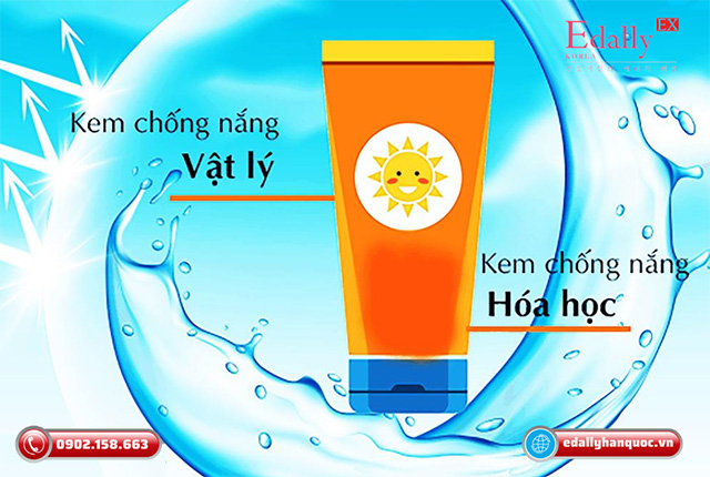 Sự khác nhau giữa kem chống nắng vật lý và kem chống nắng hóa học