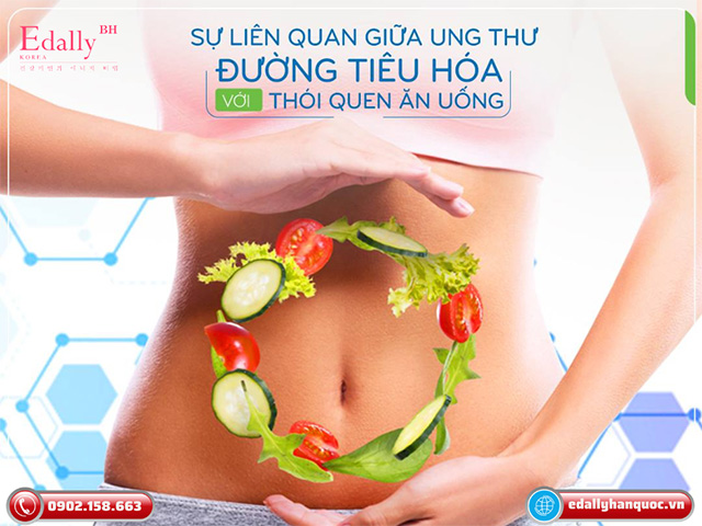 Mối liên hệ giữa ung thư đường tiêu hóa với thói quen ăn uống