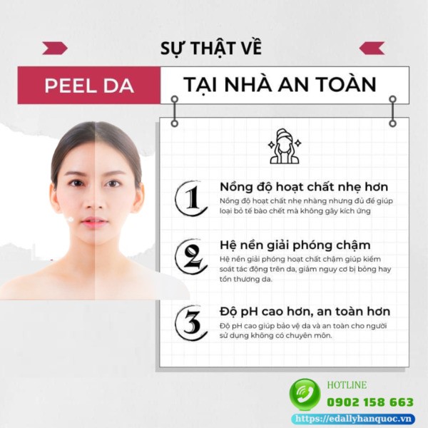 Sự thật về peel da tại nhà