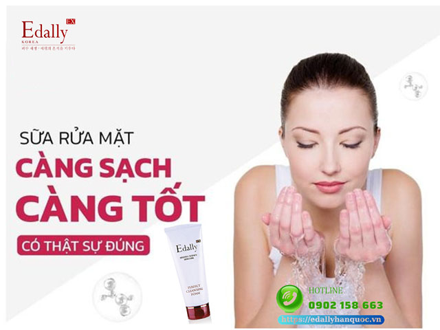 Sữa rửa mặt càng sạch càng tốt - có thật sự đúng hay không?