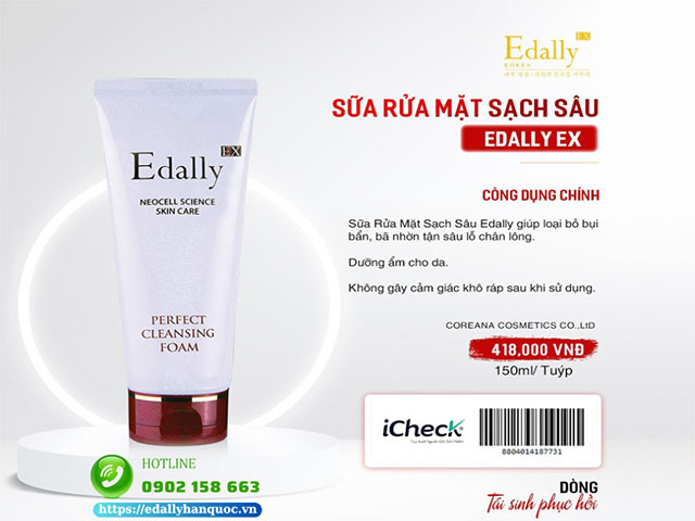 Sữa rửa mặt sạch sâu Edally EX - Bí quyết làm sạch sâu cho làn da