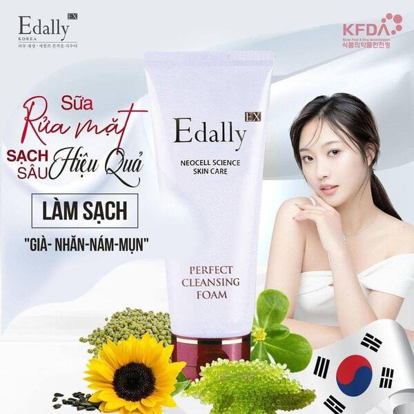 Sữa rửa mặt sạch sâu Edally EX Hàn Quốc nhập khẩu chính hãng