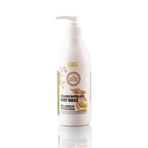 Sữa Tắm Collagen Gạo Lứt The Nature Book Hàn Quốc - Collagen Brown Rice Body Wash