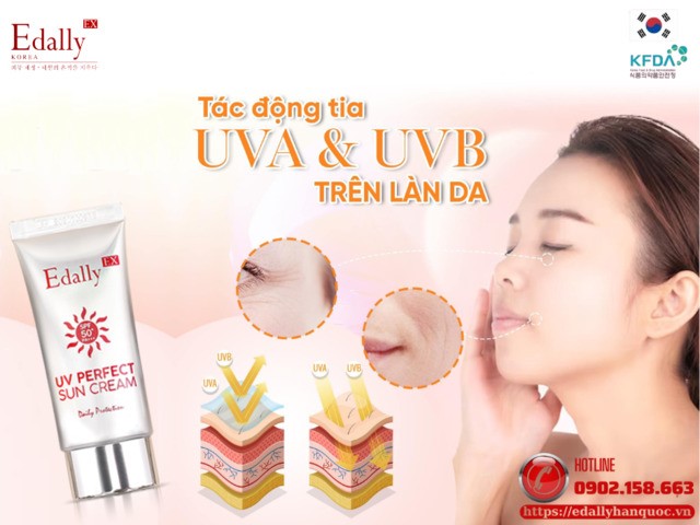 Tia UVA và UVB tác động lên làn da như thế nào?