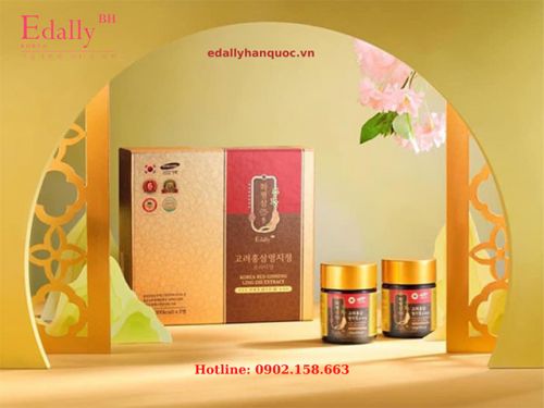 Tác Dụng Làm Đẹp Của Hồng Sâm Linh Chi Edally Hàn Quốc