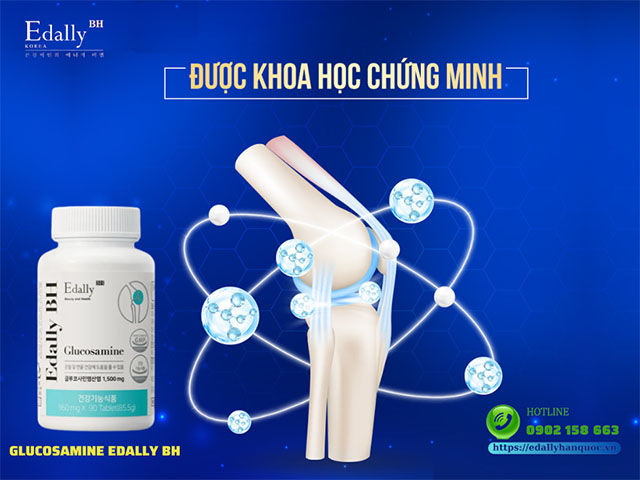 Thực phẩm chức năng xương khớp Glucosamine Edally BH - Giải pháp toàn diện phòng ngừa và điều trị thoái hóa khớp vai hiệu quả