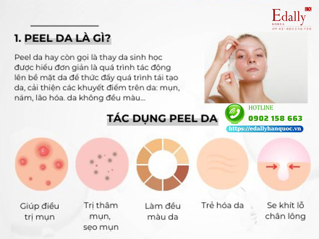 Peel da có tác dụng gì?