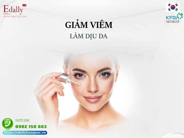 Peptide có tác dụng giúp giảm viêm, làm dịu da