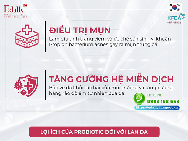 Lợi ích của Probiotic đối với sức khỏe làn da