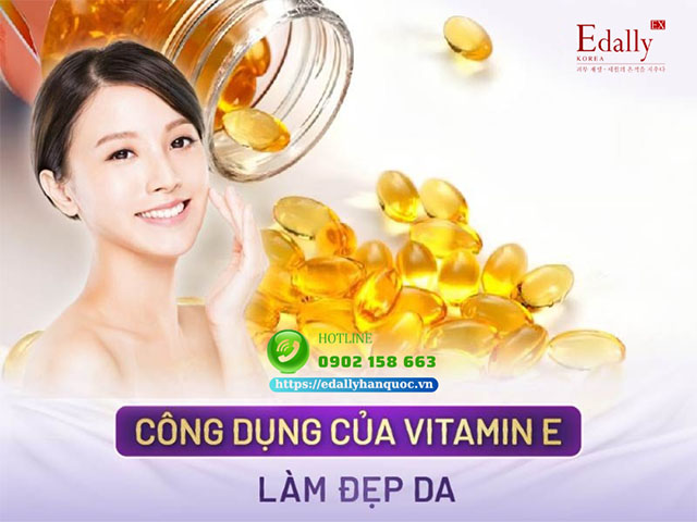 Tác dụng làm đẹp da của Vitamin E trong Mỹ phẩm Edally EX được nhiều chị em săn đón