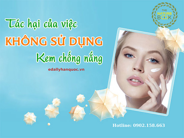 Tác Hại Của Việc Không Sử Dụng Kem Chống Nắng