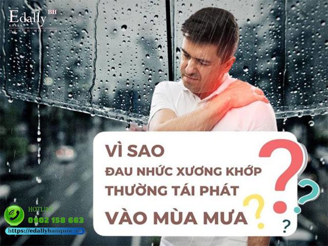 Tại sao đau nhức xương khớp thường tái phát vào mùa mưa?