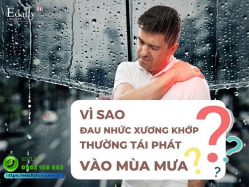 Vì Sao Đau Nhức Xương Khớp Thường Tái Phát Vào Mùa Mưa?