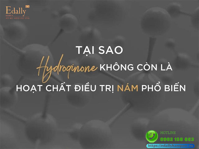 Vì sao Hydroquinone không còn là hoạt chất điều trị nám da phổ biến hiện nay?