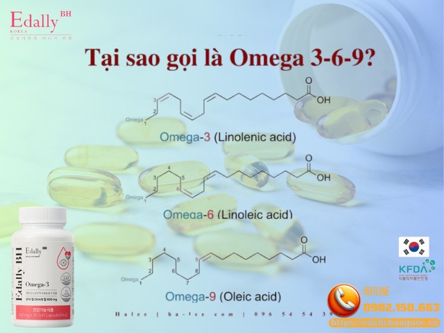 Tại sao gọi tên là Omega 3-6-9 mà không phải là Omega 2-5-7?