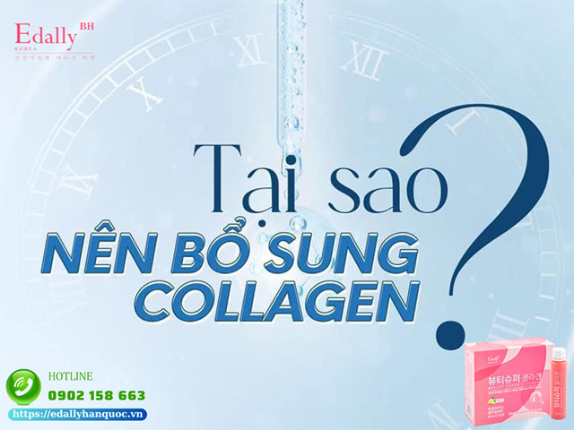 Tại sao nên bổ sung collagen cho da?