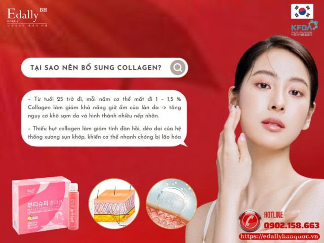 Tại sao chúng ta nên bổ sung collagen đường uống?