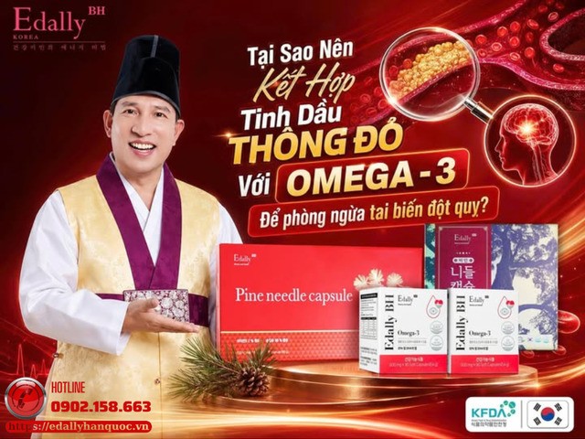 Tại sao nên kết hợp Tinh dầu thông đỏ với Omega-3 để phòng ngừa tai biến đột quỵ?