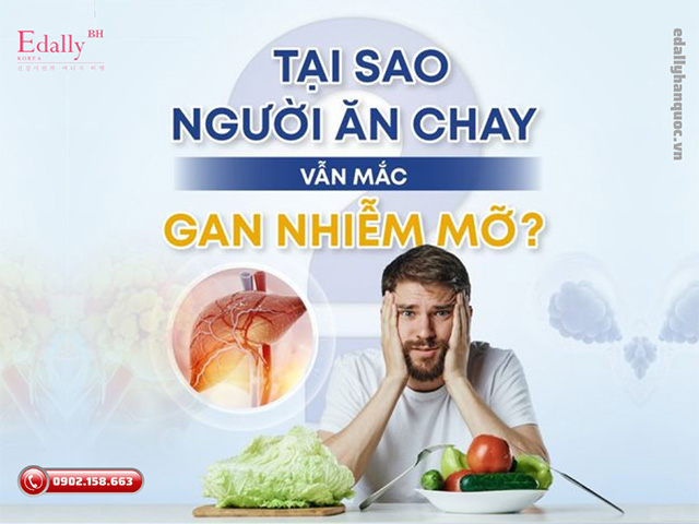 Tại sao người ăn chay vẫn mắc gan nhiễm mỡ?