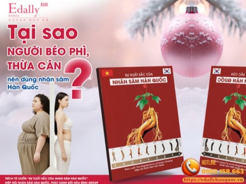 Tại Sao Người Béo Phì, Thừa Cân Nên Dùng Nhân Sâm Hàn Quốc?