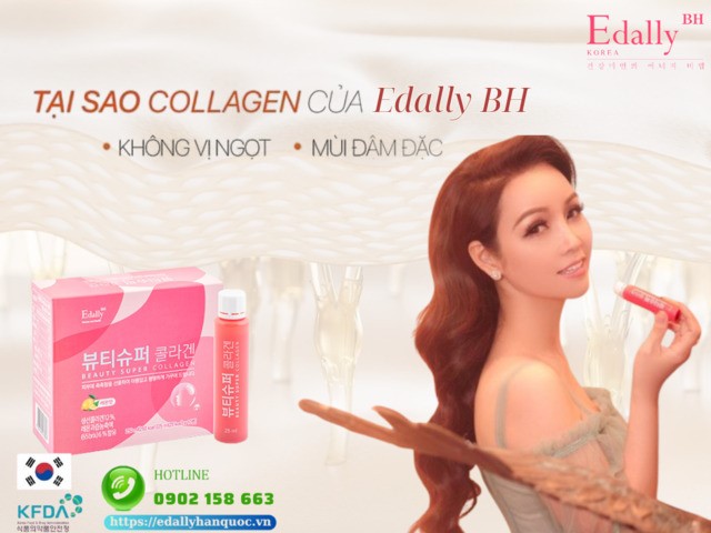 Tại sao Nước uống Beauty Super Collagen Edally không vị ngọt và có mùi đậm đặc hơn các loại khác?