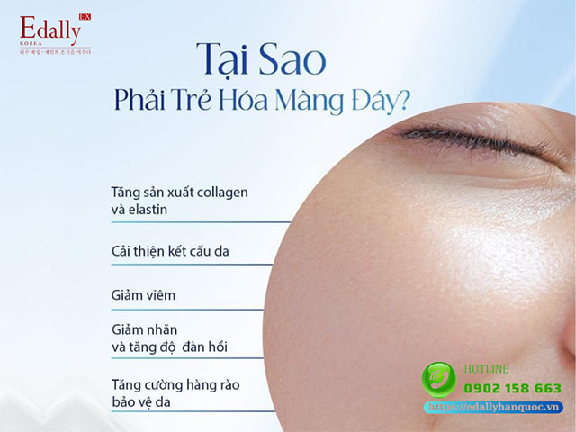 Tại sao phải trẻ hóa màng đáy trong điều trị nám da?