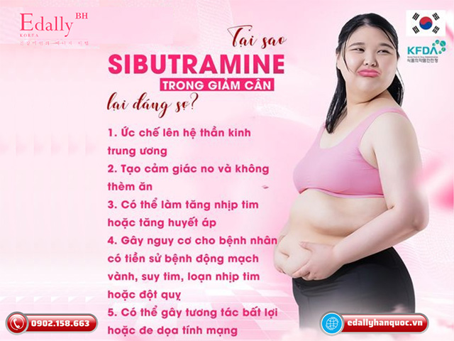 Tại sao sibutramine trong các sản phẩm giảm cân cấp tốc lại đáng sợ đến vậy?