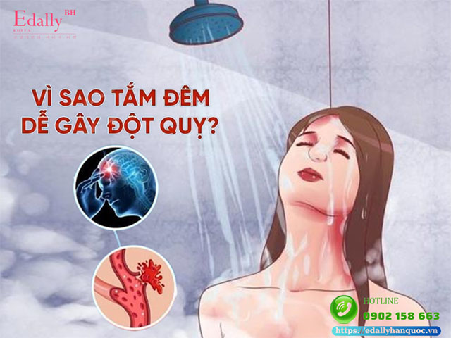 Vì sao tắm đêm lại dễ dẫn đến đột quỵ?