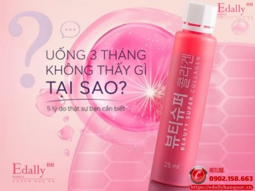 Tại Sao Uống Bổ Sung Collagen 3 Tháng Mà Vẫn Chưa Thấy Khác Biệt?